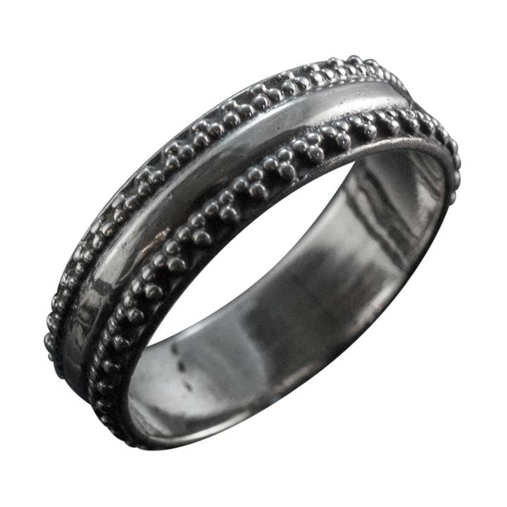 SALE Country Mile Sterling Silver Band Ring for wholesale by Saraswati Imports