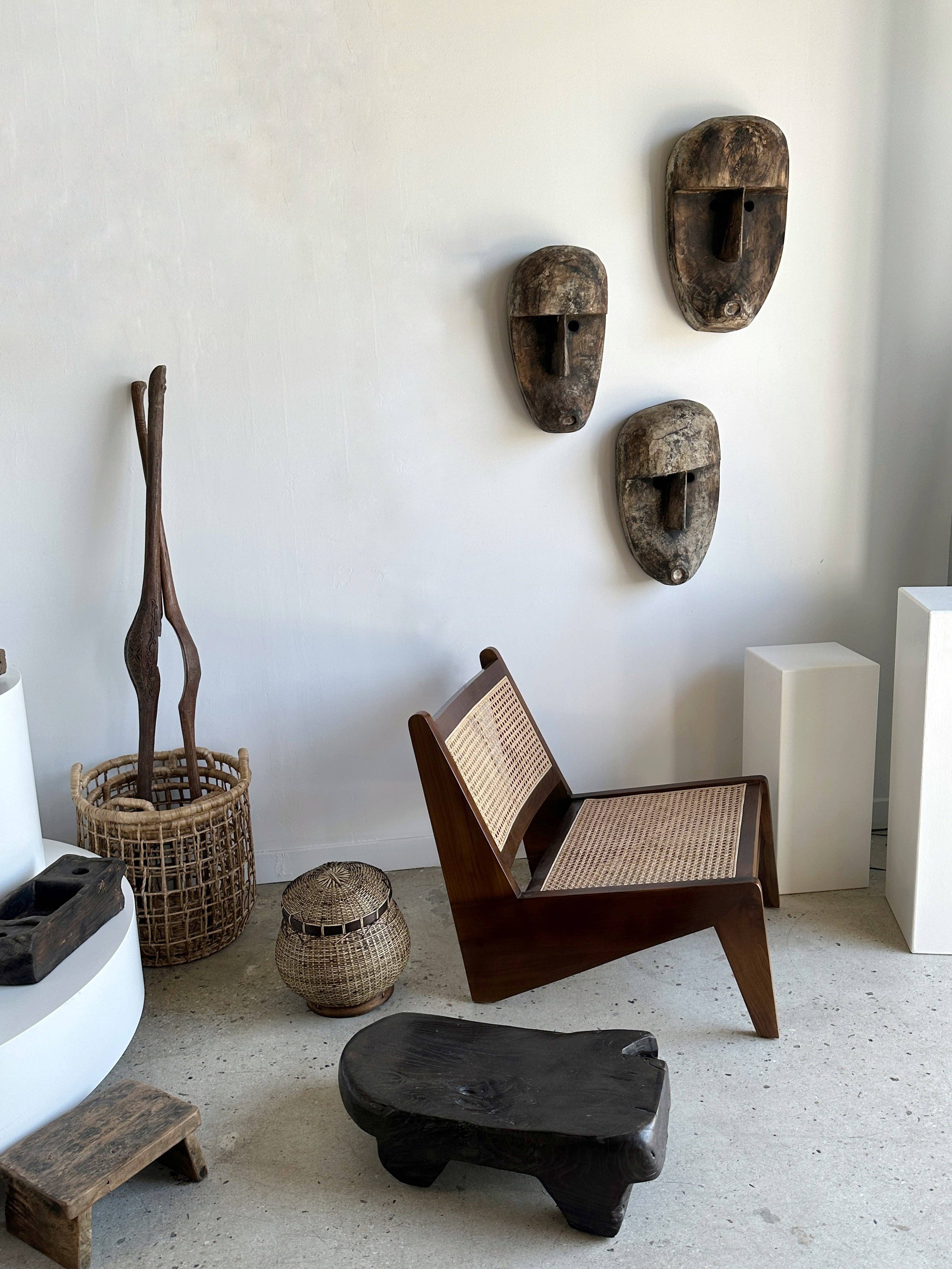 Office Objets – wholesale Skulptur – Stor Timor-mask i patinerat trä, höjd ca 50 cm (3 stycken)38