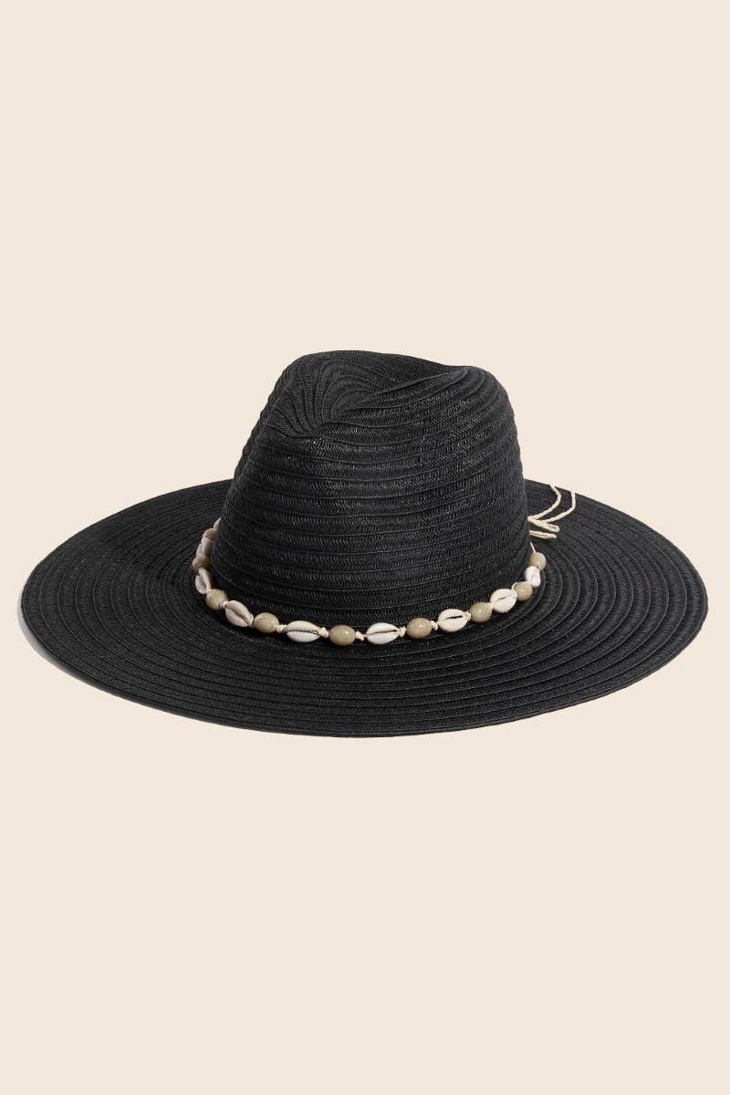 Anarchy Street - Wholesale Straw Hat - Women's - Sea Shell Floppy Straw Hat6