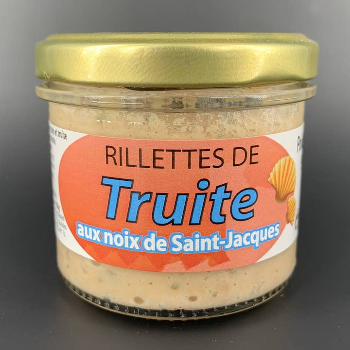 Forellen-Rillettes mit Jakobsmuscheln für den Großhandel von Maison Saint-Lo
