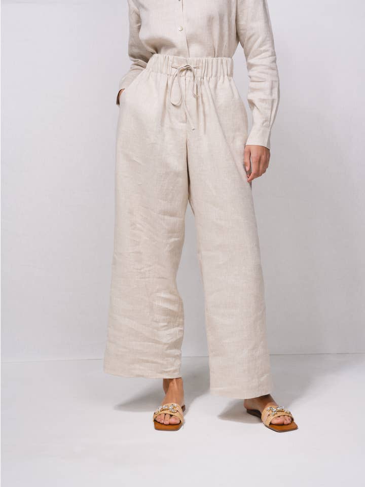 SMF - Wholesale Pants - Women's - 259635 - Linen pants1