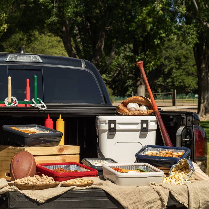 Fancy Panz - Wholesale Casserole Carrier - Classic Set - Pan Frame w/ Lid & Serving Spoon - Marble7