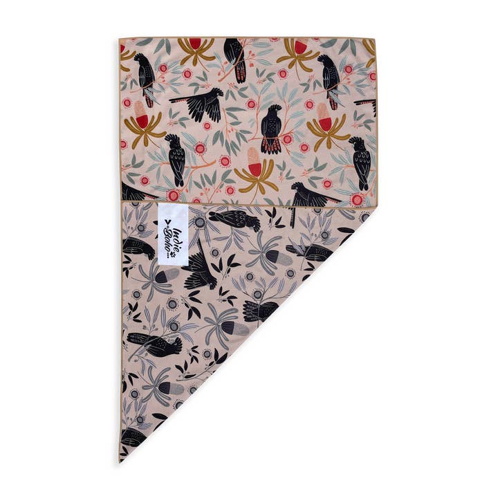 Pet Travel Towel - Sunset Cockatoo for wholesale by Indie Boho
