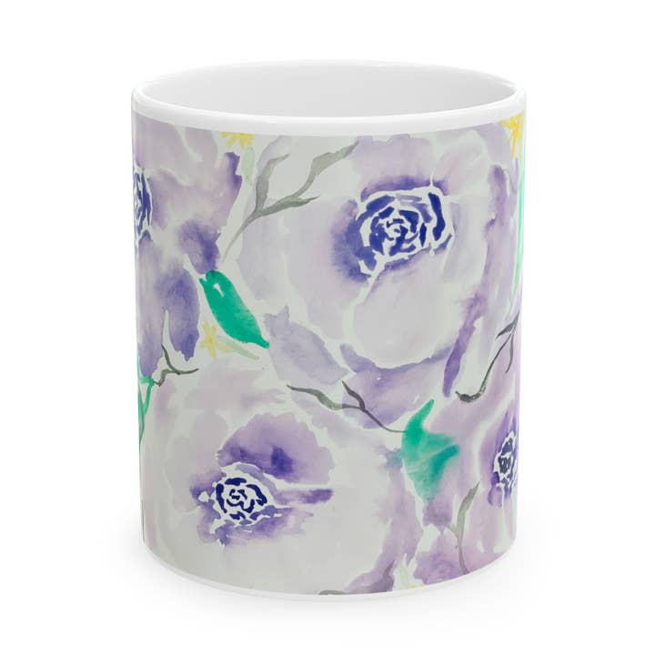 Lilla Regn Roser Akvarel Keramikkrus for engroshandel hos Oceane's Echo
