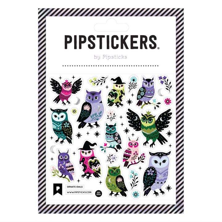Chouettes ornées pour la vente par Pipsticks