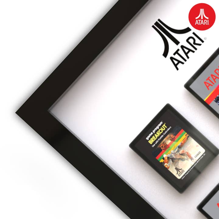 ThumbsUp! - Vendita all'ingrosso Set di decorazioni da parete - Decorazione murale 3D ufficiale Atari - Collezione di cartucce