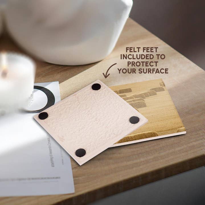 3dRose - Wholesale Coasters - 3dRose, Usa, Montana, near Drummond. Bales of hay in a field., Coaster3