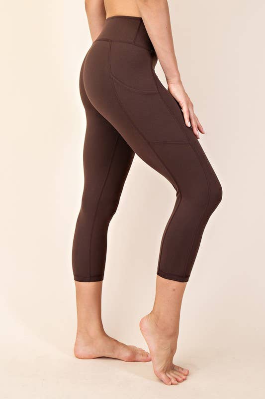 Sunday Morning – wholesale Sport-/loungeleggings – Dam – P45601PL37 Plus Size Butter Soft Caprilängds Yoga Leggings23