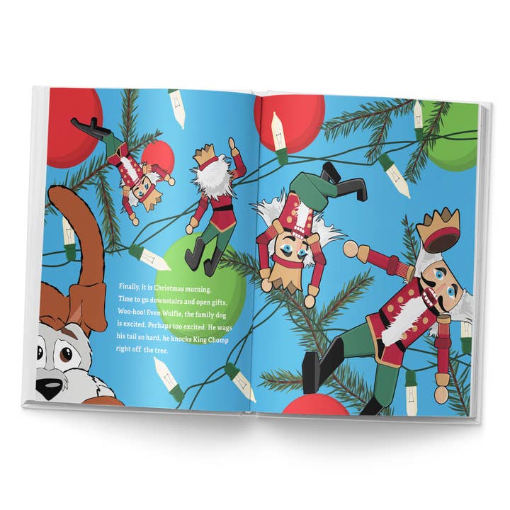 Monster Crackers - Wholesale Book - Kids - King Chomp Crazy Christmas Children’s Hardcover Book