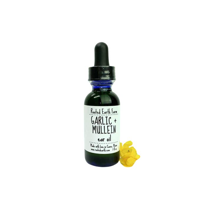 Rooted Earth Farm + Apothecary - Wholesale Ear Wash - Garlic and Mullein Ear Oil