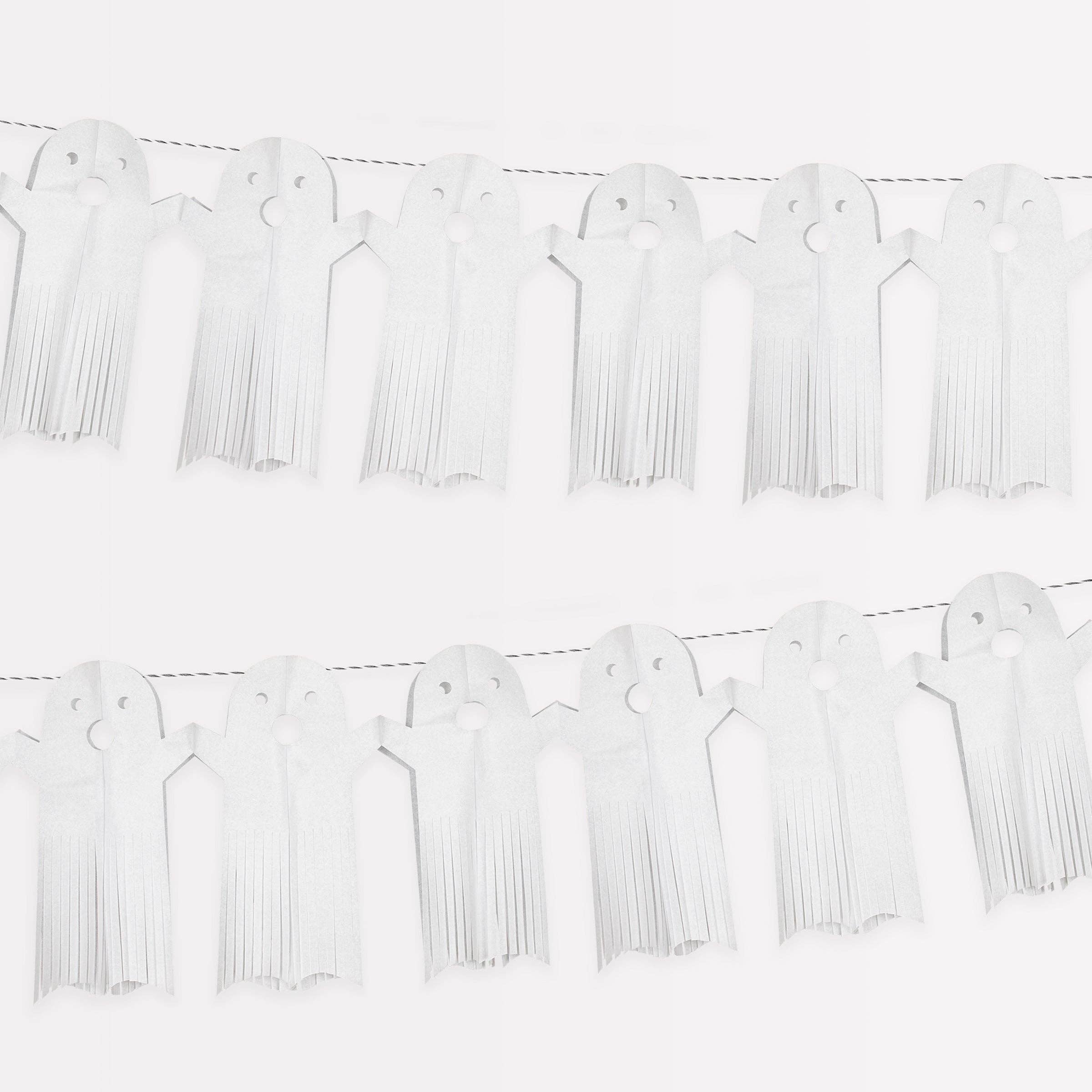 Meri Meri – wholesale Bunting/garland – Large Tissue Paper Ghost Garland2