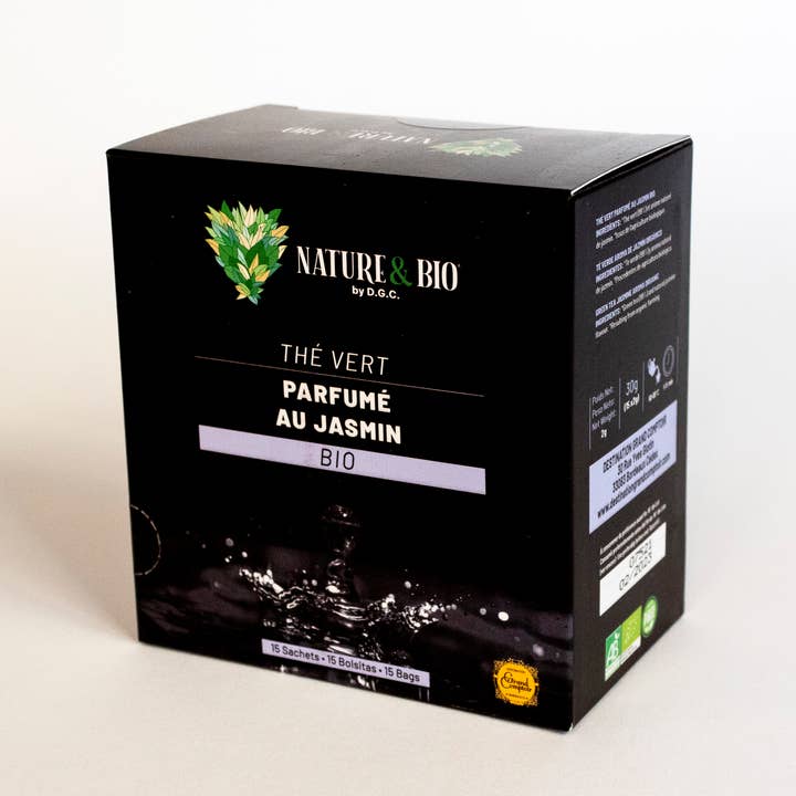 Thé Vert Jasmin Bio x15 infusettes Nature&Bio By DGC pour la vente par Destination Grand Comptoir