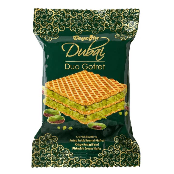 Beyoglu Dubai Duo Wafer Pistachio Kadayif Autêntico Turco por atacado de Aladdin