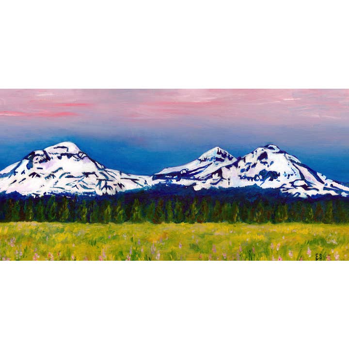 Three Sisters Sunrise - Fine Art Print for wholesale by Heart Compass Creative