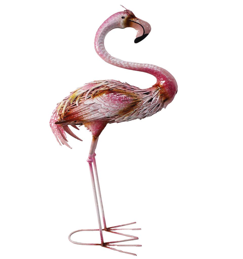 Three Star IM/EX Inc. - Wholesale Decorative Figurine - 37X15 PINK FLAMINGO (NECK DOWN)