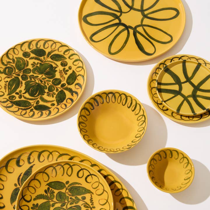 Couleur Nature - Wholesale Charger plate - Amalfi Service Charger Plate Mustard - 12.6" Diameter4