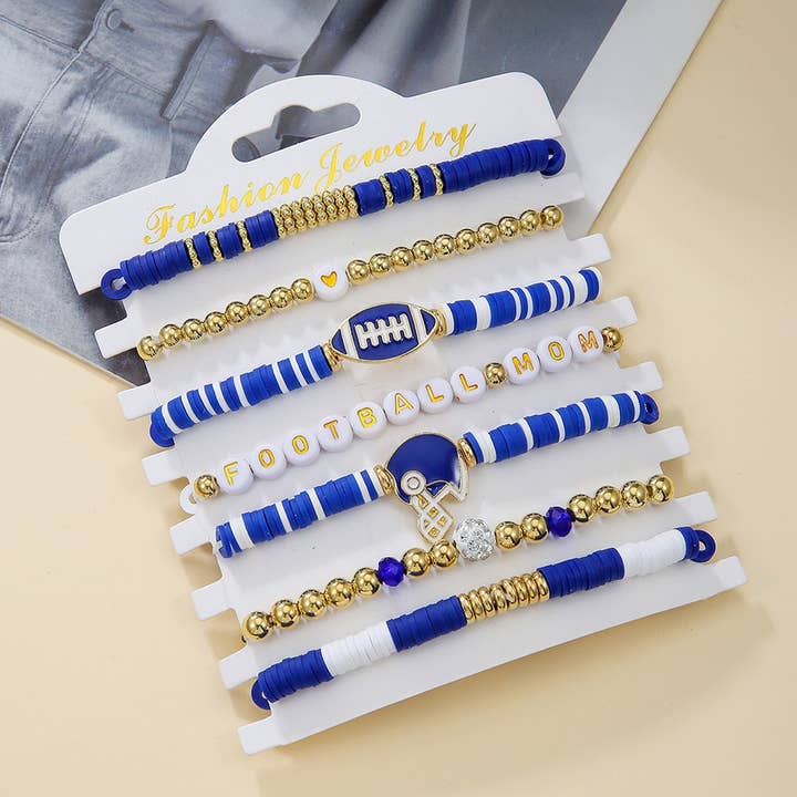 ACCITY - Wholesale Jewelry Set - BRACELET 8-PIECE SET POLYMER CLAY BRACELET_CWMM351210