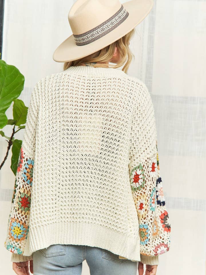 Madelyn - Wholesale Cardigan - Women's - LESW3410 - MULTI PATTERN CARDIGAN13