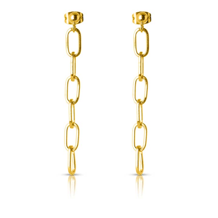 HÄNGE LÄNKAR GULDBELAGD för wholesale av Destellos Mediterranean Jewels