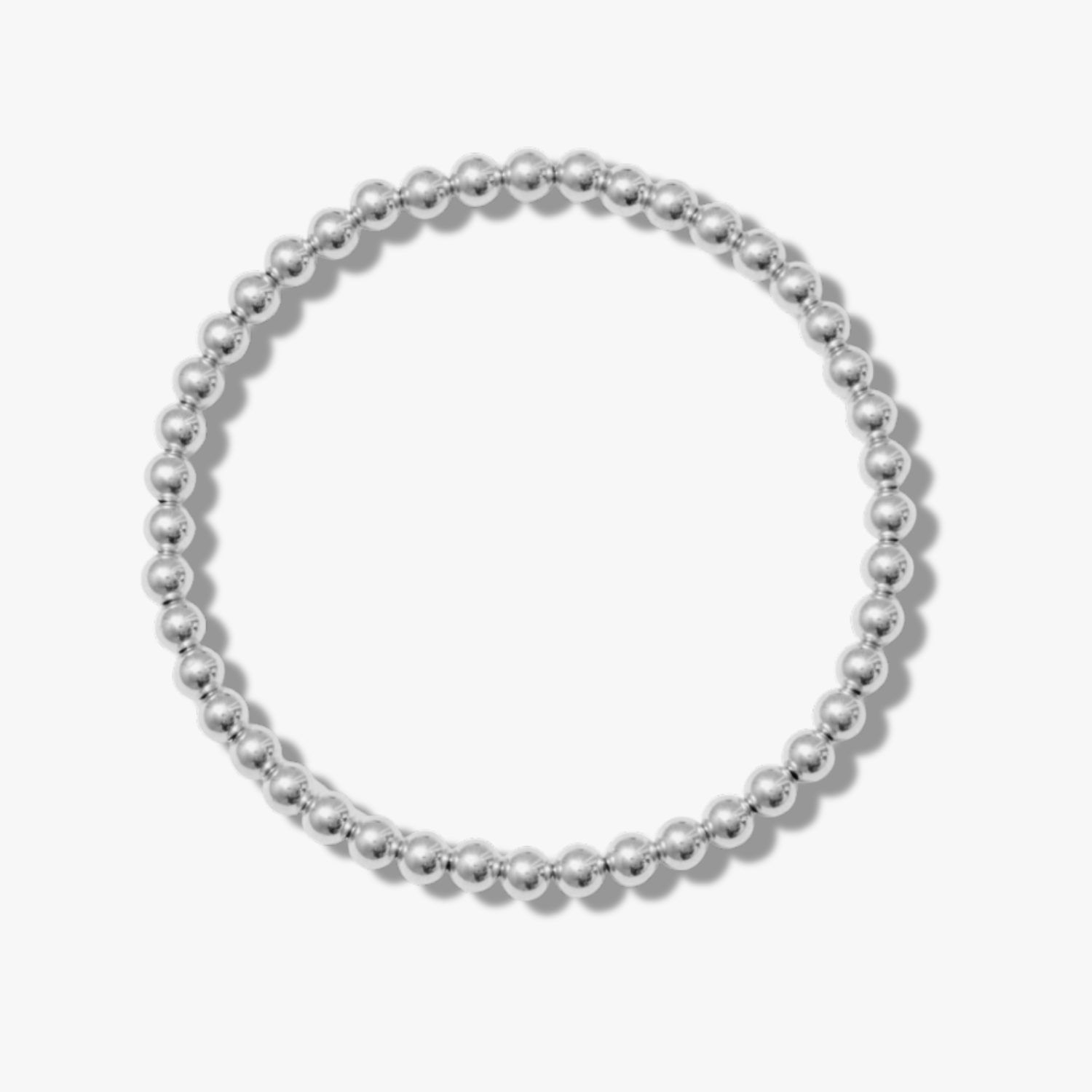 XO Hanalei - Wholesale Beaded Bracelet - 14k Gold Filled Bead Bracelet - 4mm Beads or Sterling Silver4