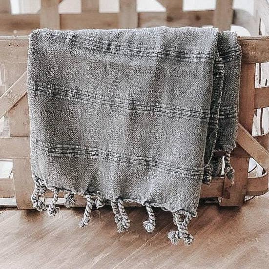 Torchon - Lignes Texturées | Décoration de Cuisine Neutre pour la vente par DWELL Home Shoppe