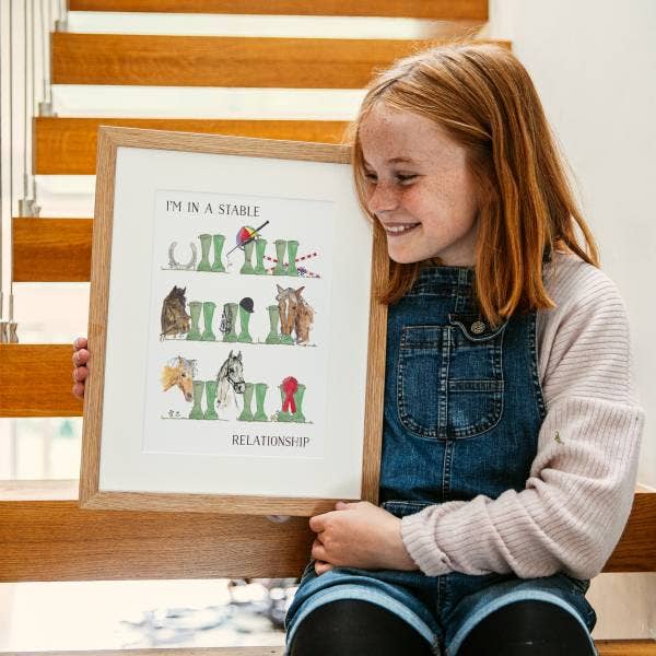 Horse Lover Welly Boot Print for wholesale by This is Nessie