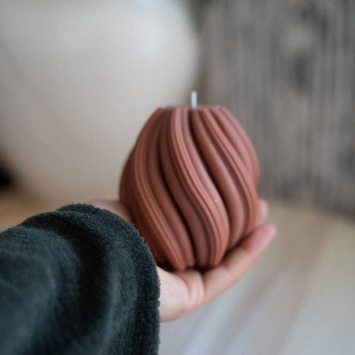 Lucerna Candles US - Wholesale Pillar Candle - Swirl Soy Wax Candle5