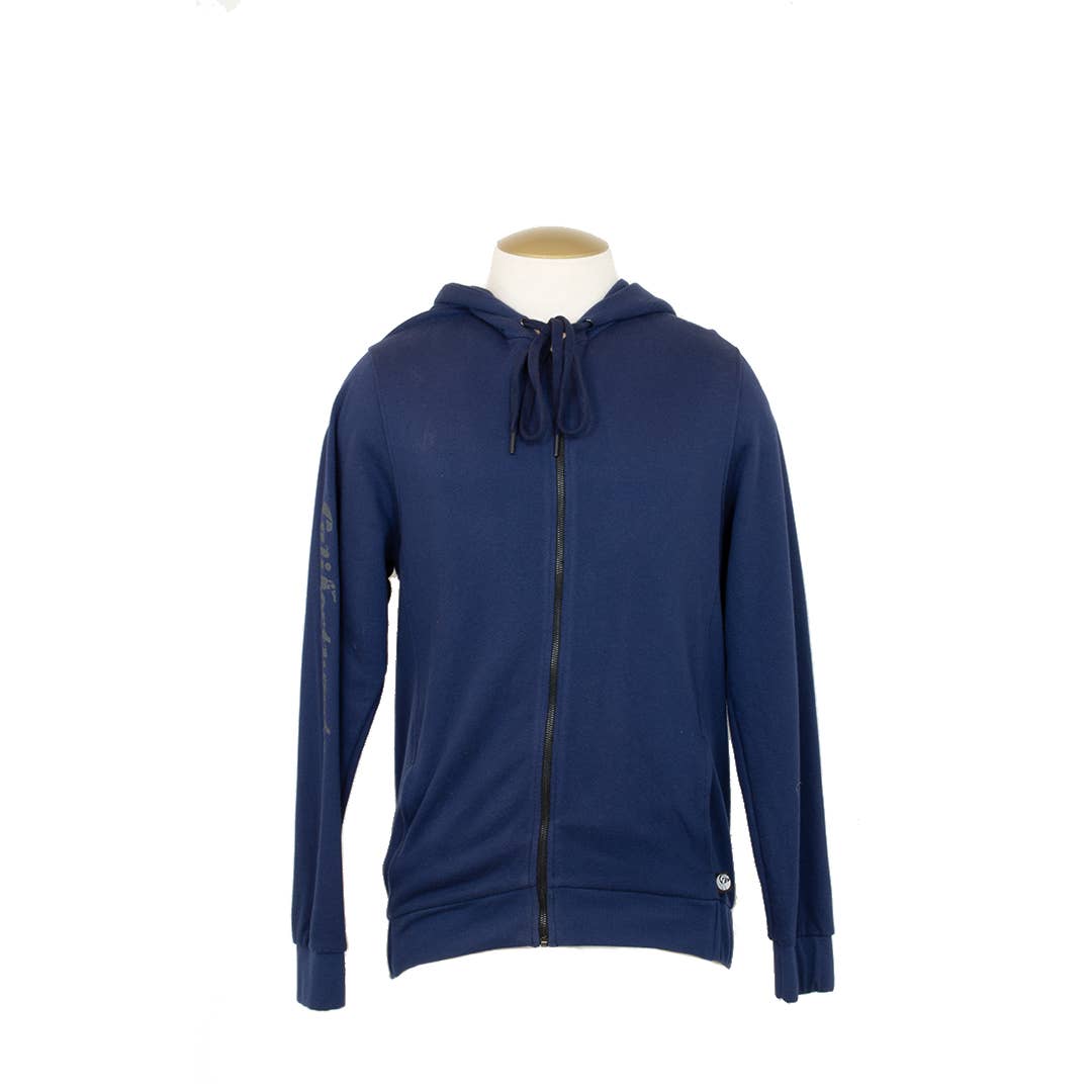 MEN'S BROADWAY HOODIE INDIGO for wholesale by Maskdanna by Califortunate