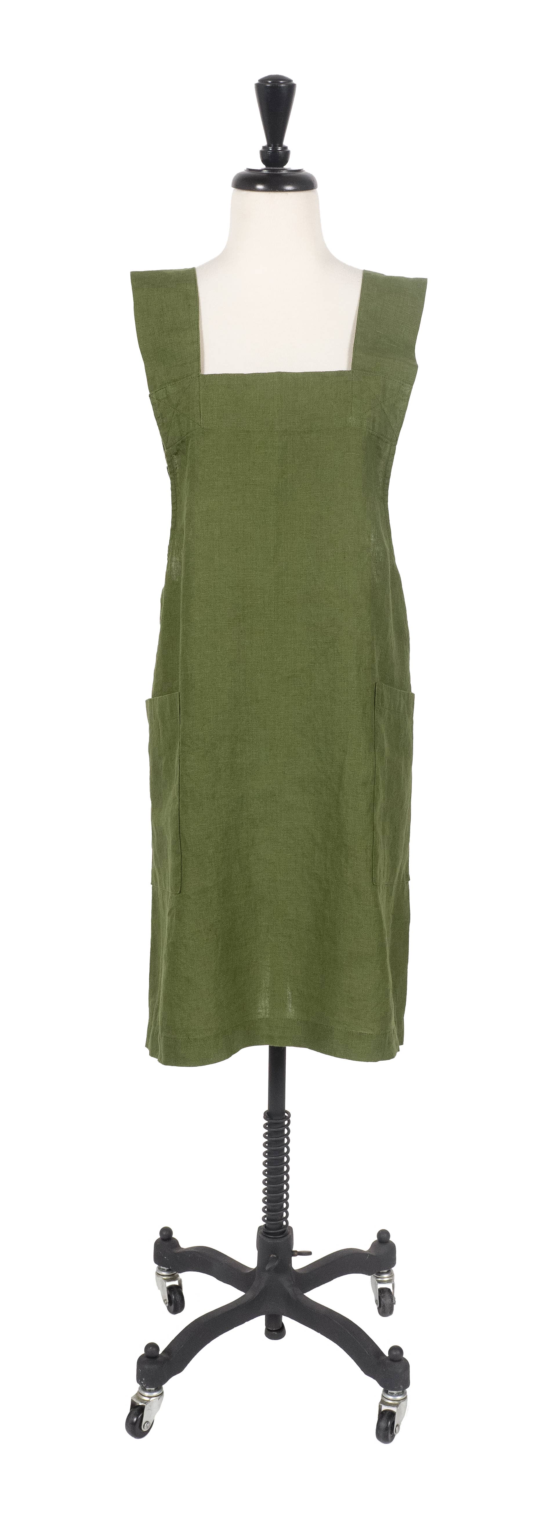 KAF Home - Wholesale Apron - KAF Home Firenze Stone Washed Linen Cross Back Smock Apron12