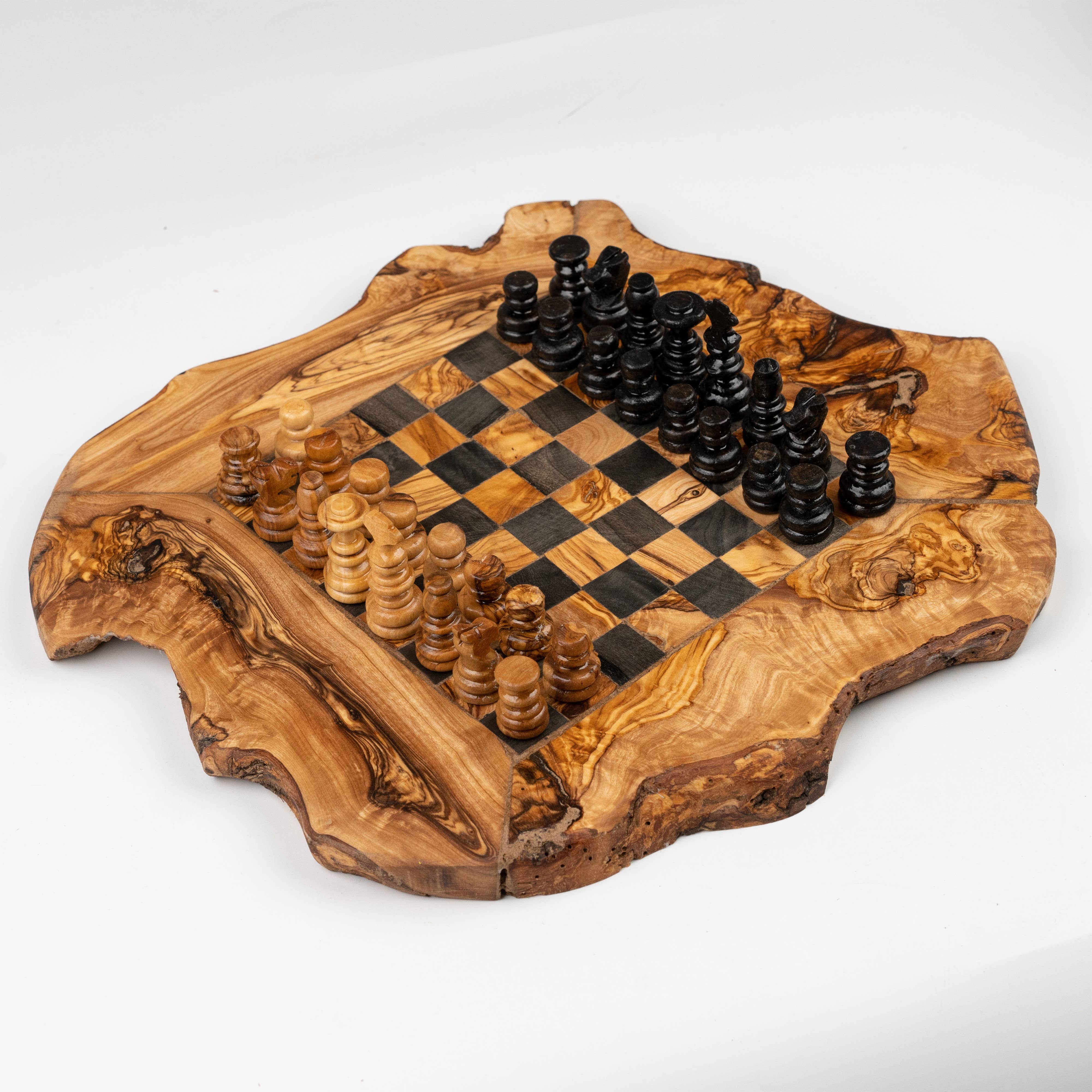 Next Day Shop - Wholesale Board Game - Wood Chess Set Handmade of Olive Wood, Antique Chess6