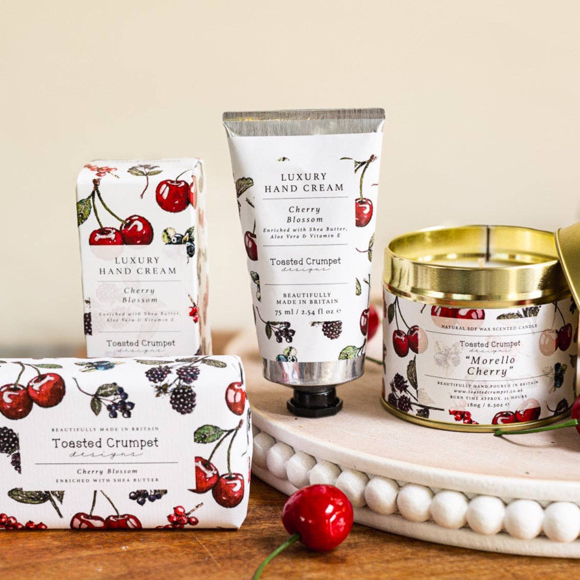 Toasted Crumpet – wholesale Hand cream/lotion – Cherry Blossom Luxury Hand Cream1