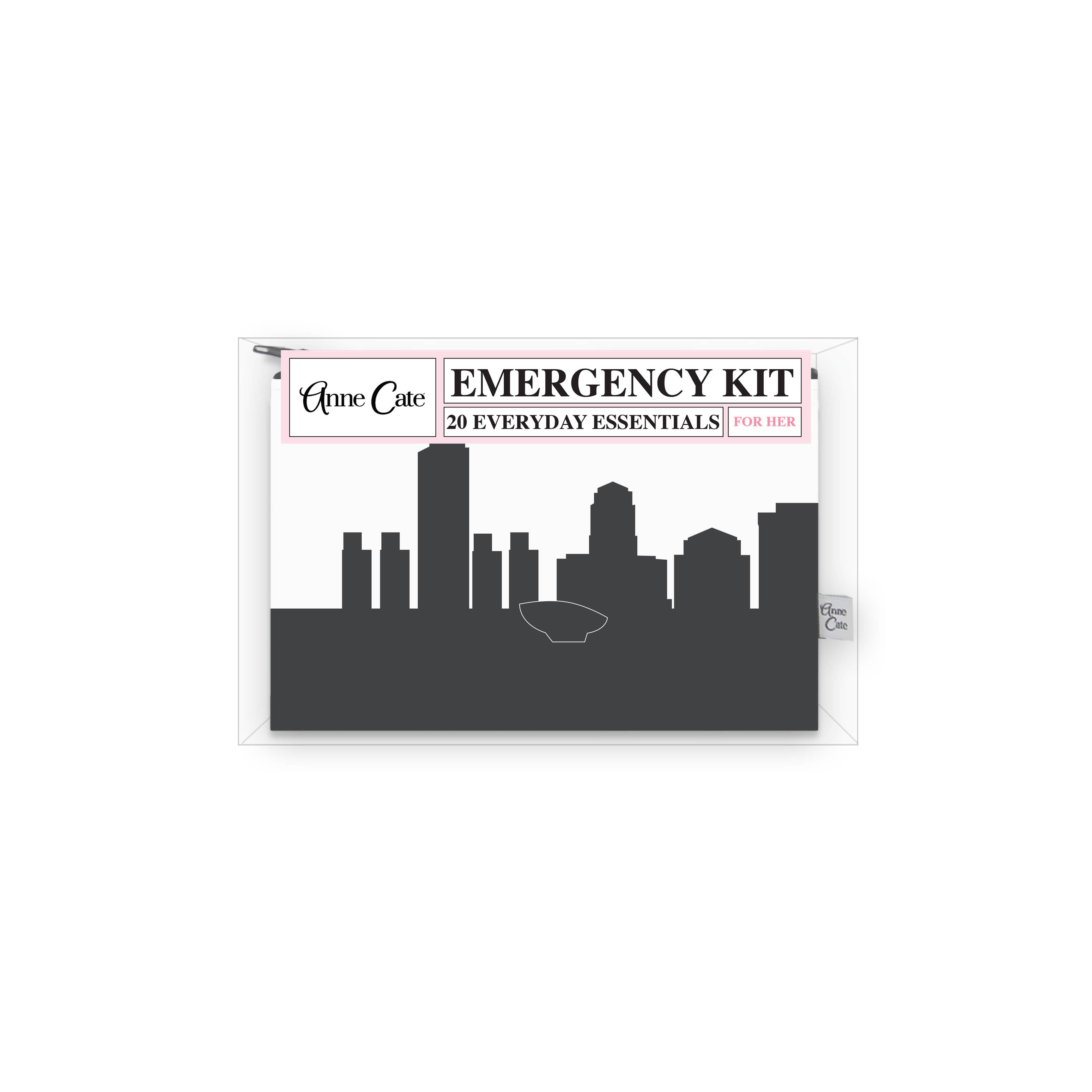Anne Cate – wholesale Travel set – Skyline Mini Wallet Emergency Kit - For Her1