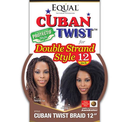 Majestic Wholesale - Wholesale Hair Extensions - FREETRESS CUBAN TWIST BRAID 12", 16", 24" - ASSORTED COLORS