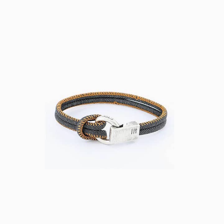 Men's Bracelet | Ribeira Silver - Denim Jeans for wholesale by Être - Bracelets & Accessories