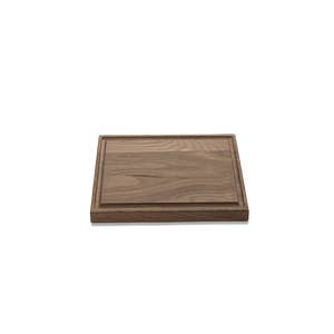 Extra Large Walnut Cutting Board With Rubber Feet, Pocket Handles