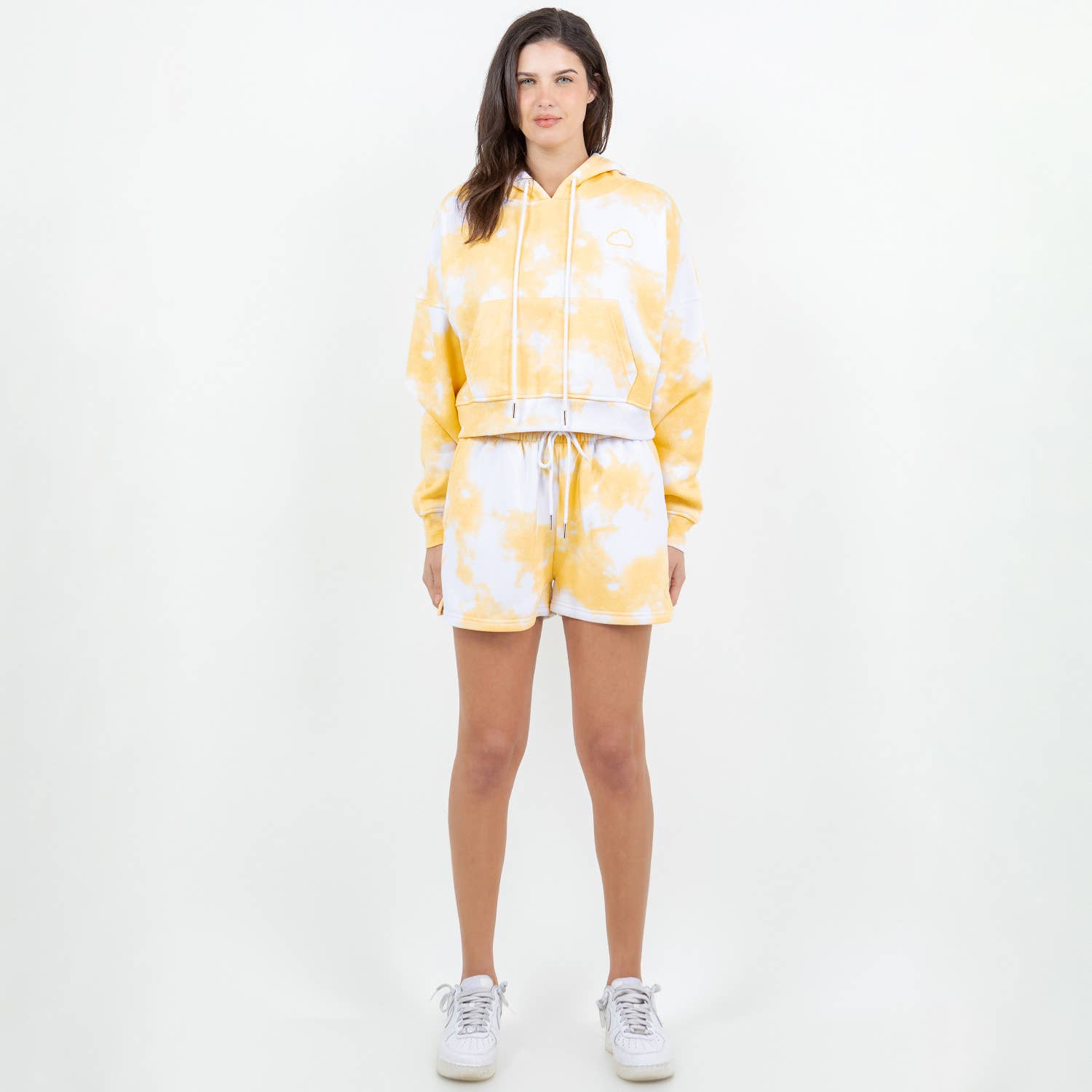 American Bazi - Vente Short – femme - SHORT EN MOLLETON TIE DYE-RSS103625