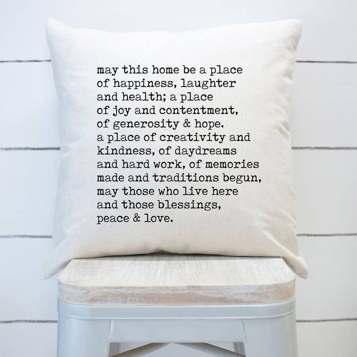 Irischer Segen Kissenbezug St. Patricks Day Dekor Kissen für den Großhandel von Rising Tide Vintage