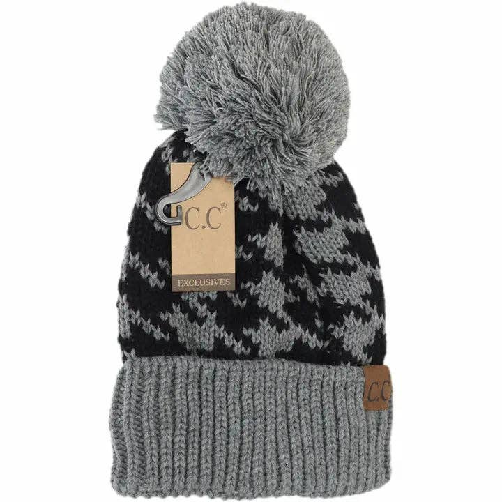 C.C Beanie - Venta al por mayor Gorro de lana - Mujer - Gorro Pom de pata de gallo YJ20252