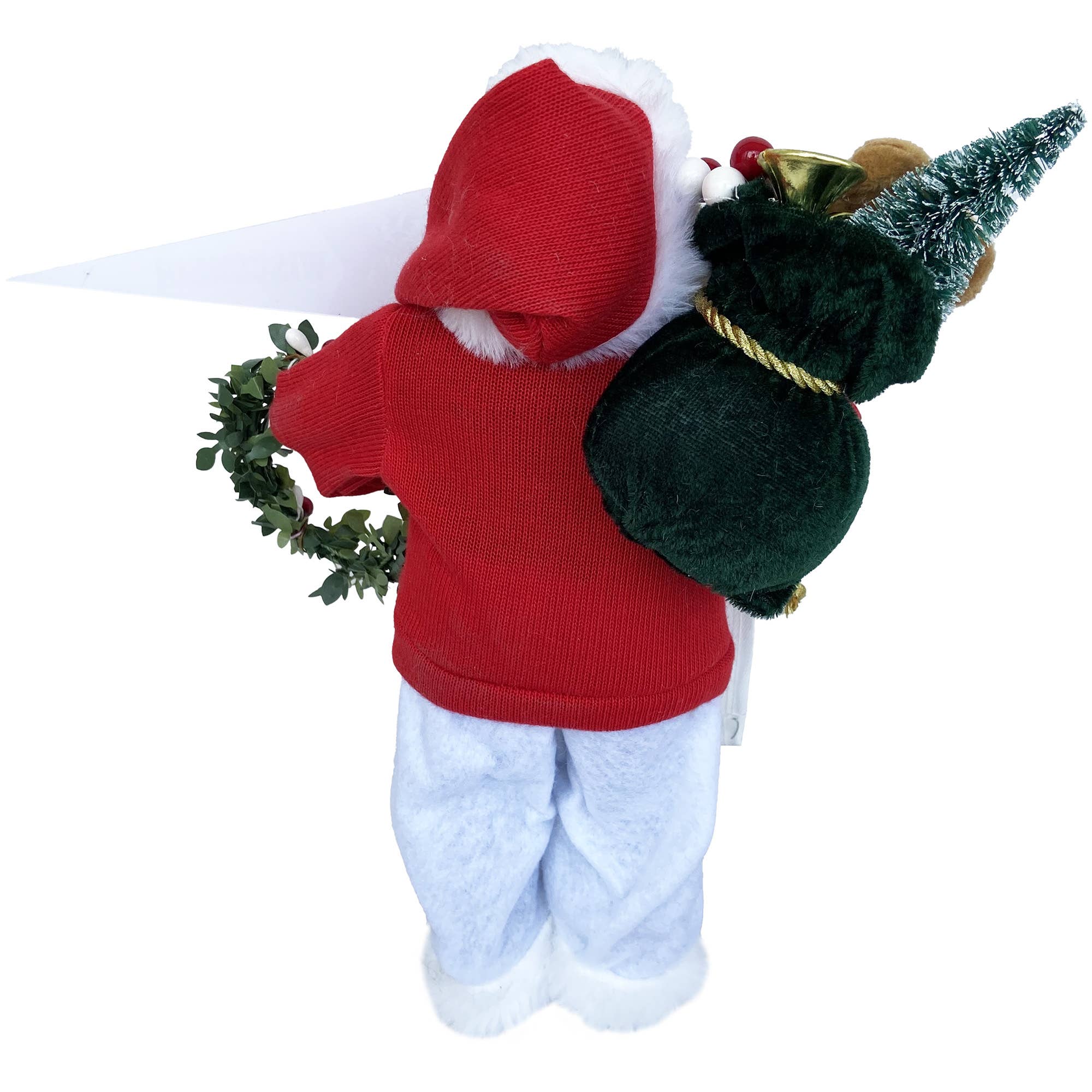 Santa’s Workshop Inc. - Wholesale Christmas Decoration - 12" Wisconsin Badgers Proud Santa3