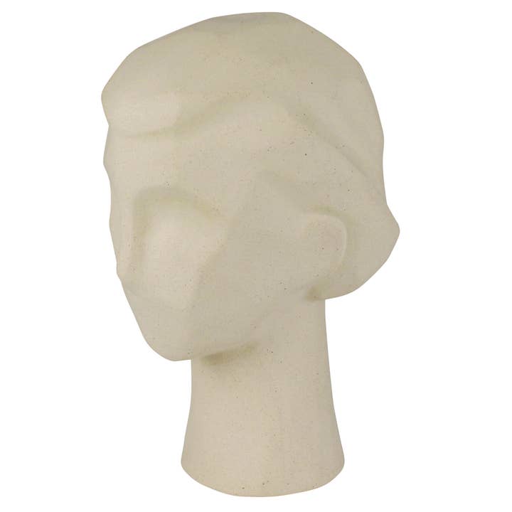 Ava Geometric Bust, Ceramic for wholesale by HomArt