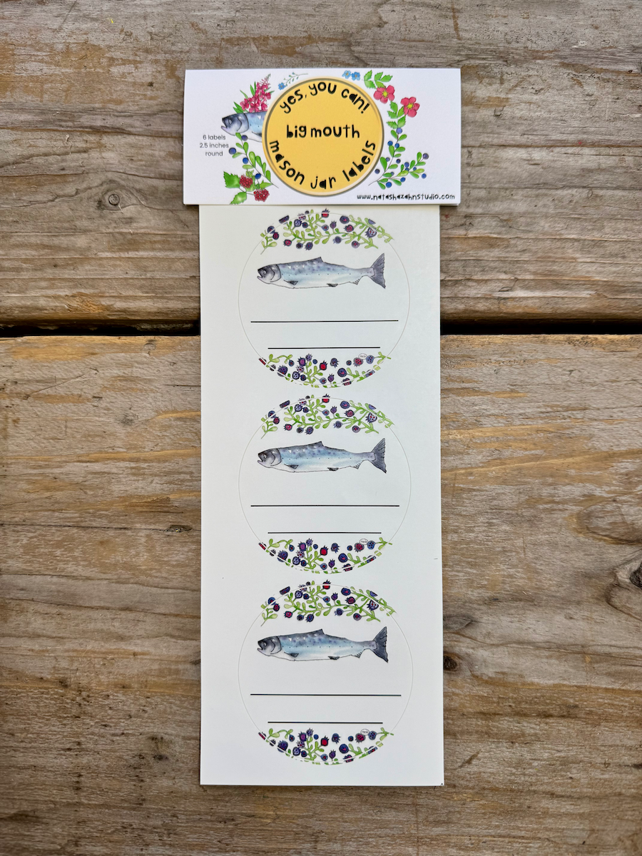 Natasha Zahn Studio - Wholesale Gift Tag Label - Mason Jar  Labels1