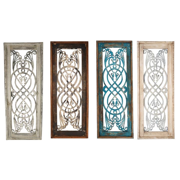 My Amigos Imports - Wholesale Wall Accent - Braga Wall Decor Window-Farmhouse-Garden-15x40 inches
