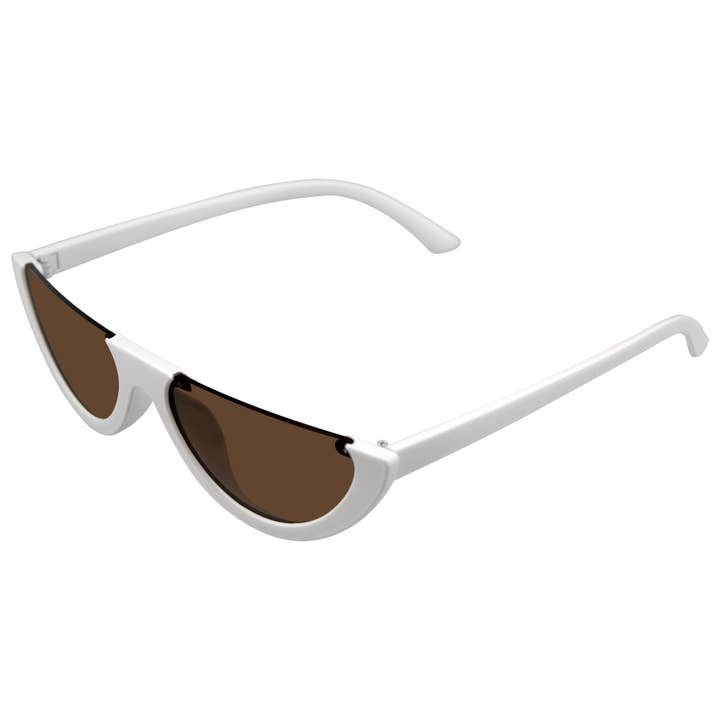 Emblem Eyewear - Wholesale Zonnebril - Dames - Clout bril Cat Eye zonnebril Vintage half mod stijl
