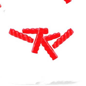 Candy - Cherry Twists - 2.2 Lbs for wholesale by Wholesale2go