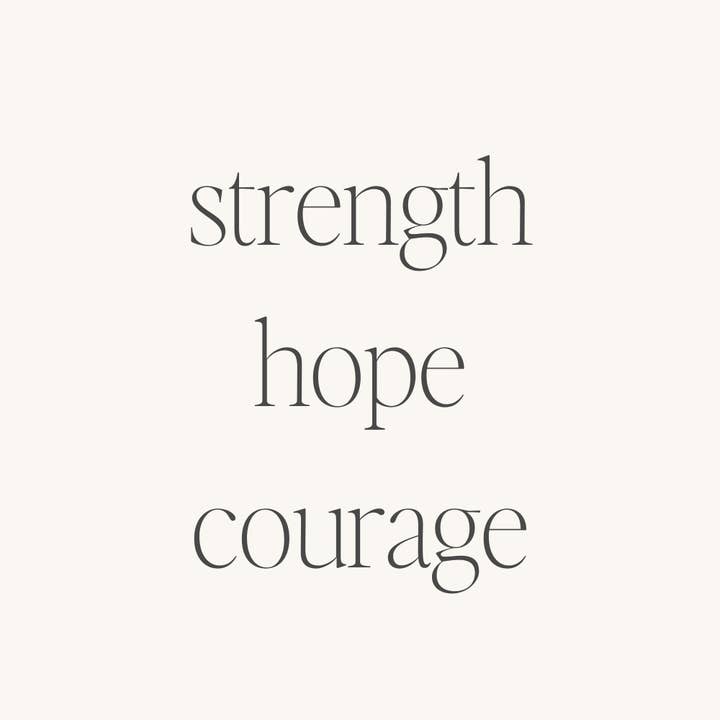 MantraBand - Wholesale Cuff Bracelet - Strength Hope Courage