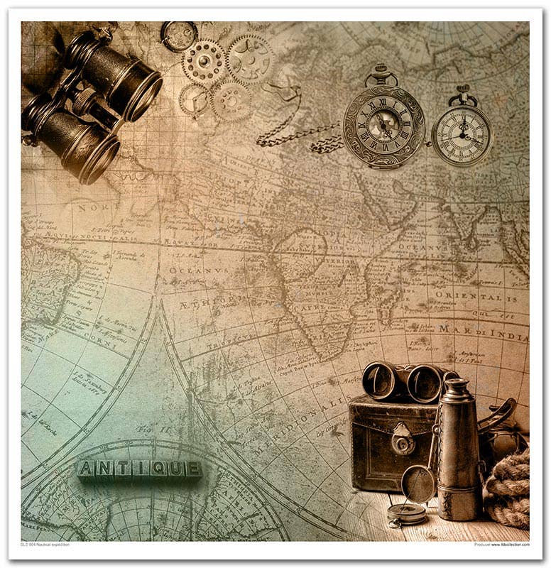 ITD Collection - Vendita all'ingrosso Scrapbooking - SLS-004 - set 11 pezzi x 310x320 mm / 12,2x12,6 in - 200 GSM7