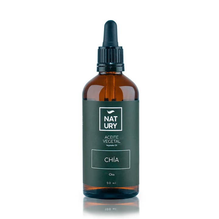 Olio di Chia First Pressure ed ECO 50ml per la vendita all'ingrosso da parte di Natury Greencare