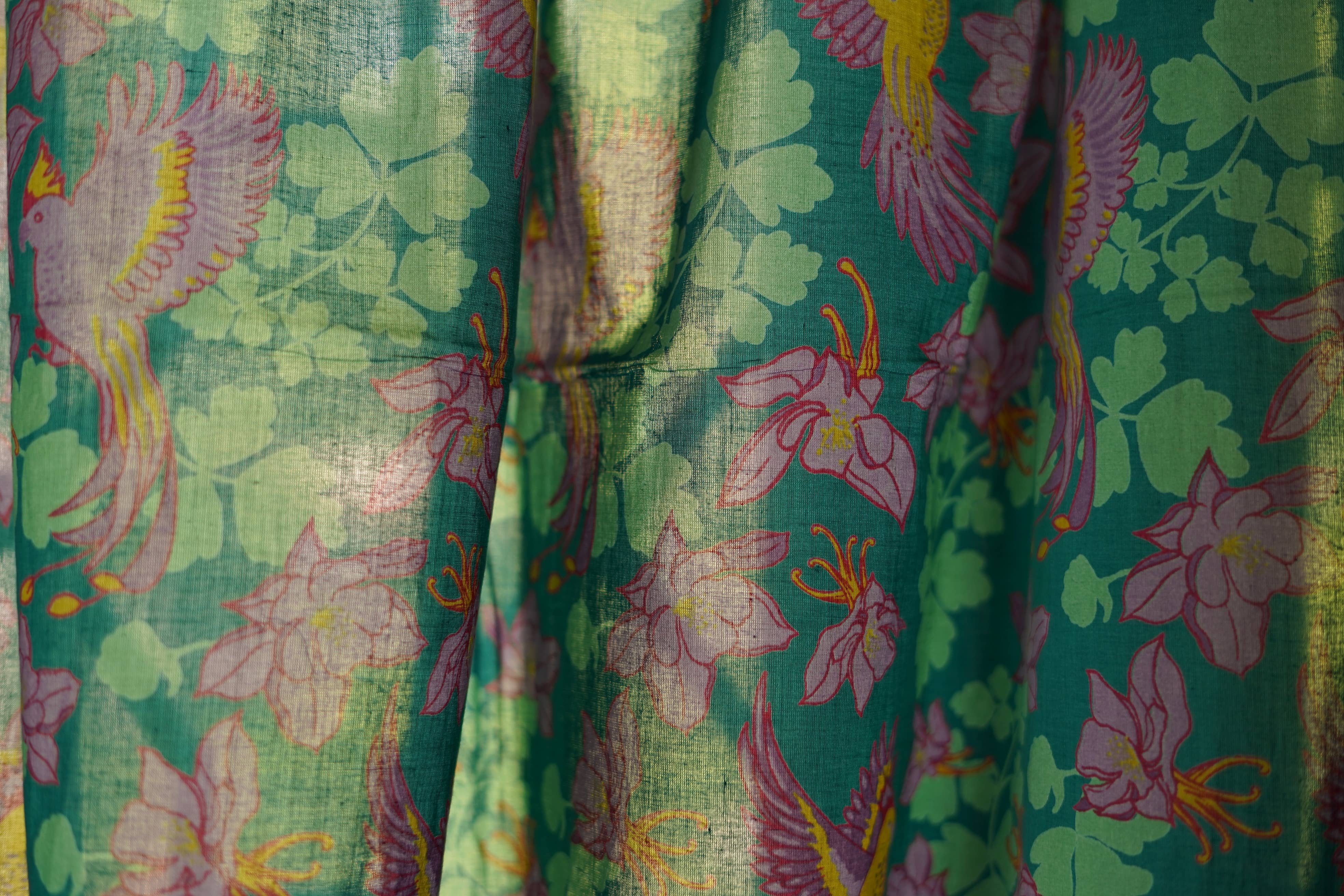 Annahmol - Wholesale Curtain - Vintage Inspired Botanical Sheer Curtains: Assorted Prints23