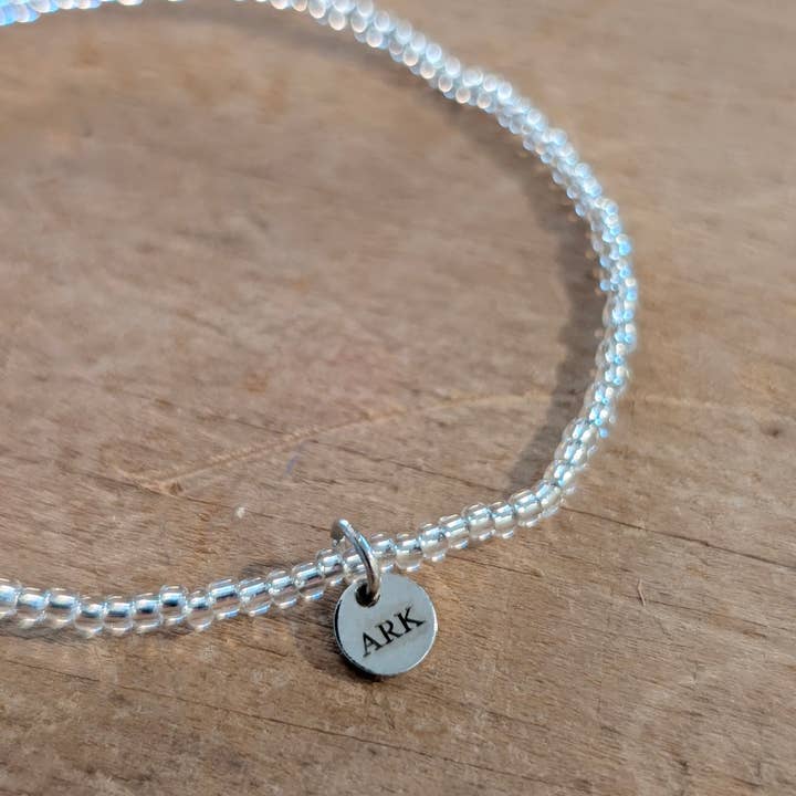 ARK Stretch & Stack Bracelet - Clearly Silver for wholesale by ARKHOUSE®