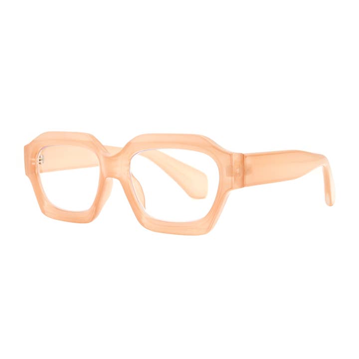GRACE | Nude Transparente | Luz Azul por atacado de Ryan Simkhai Eyeshop